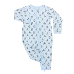 Baa Baa Sheepz Romper Zip Small Sheepz Blue