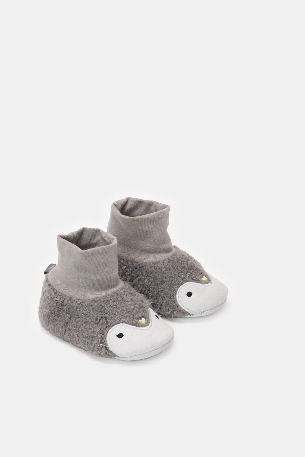 Babies Brown Penguin Bootie