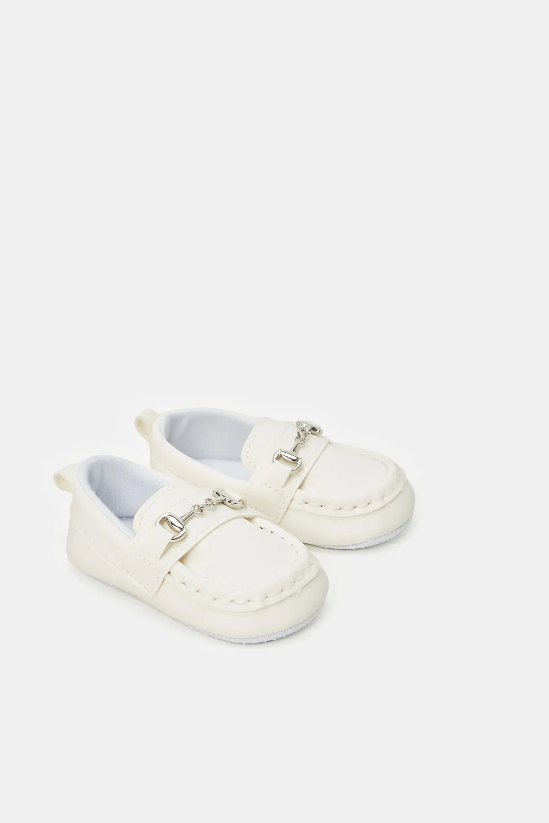 Baby White Pram Shoe