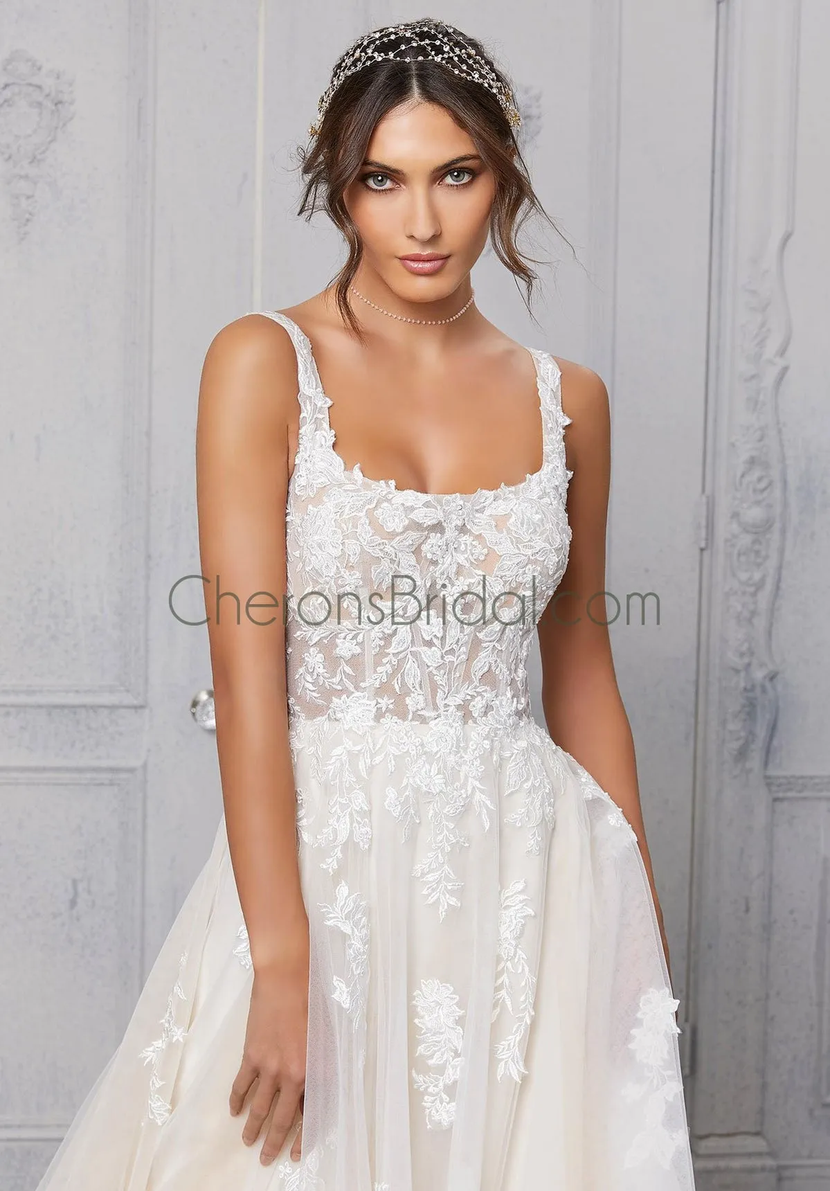 Blu - 5923 - Cassandra - Cheron's Bridal, Wedding Gown