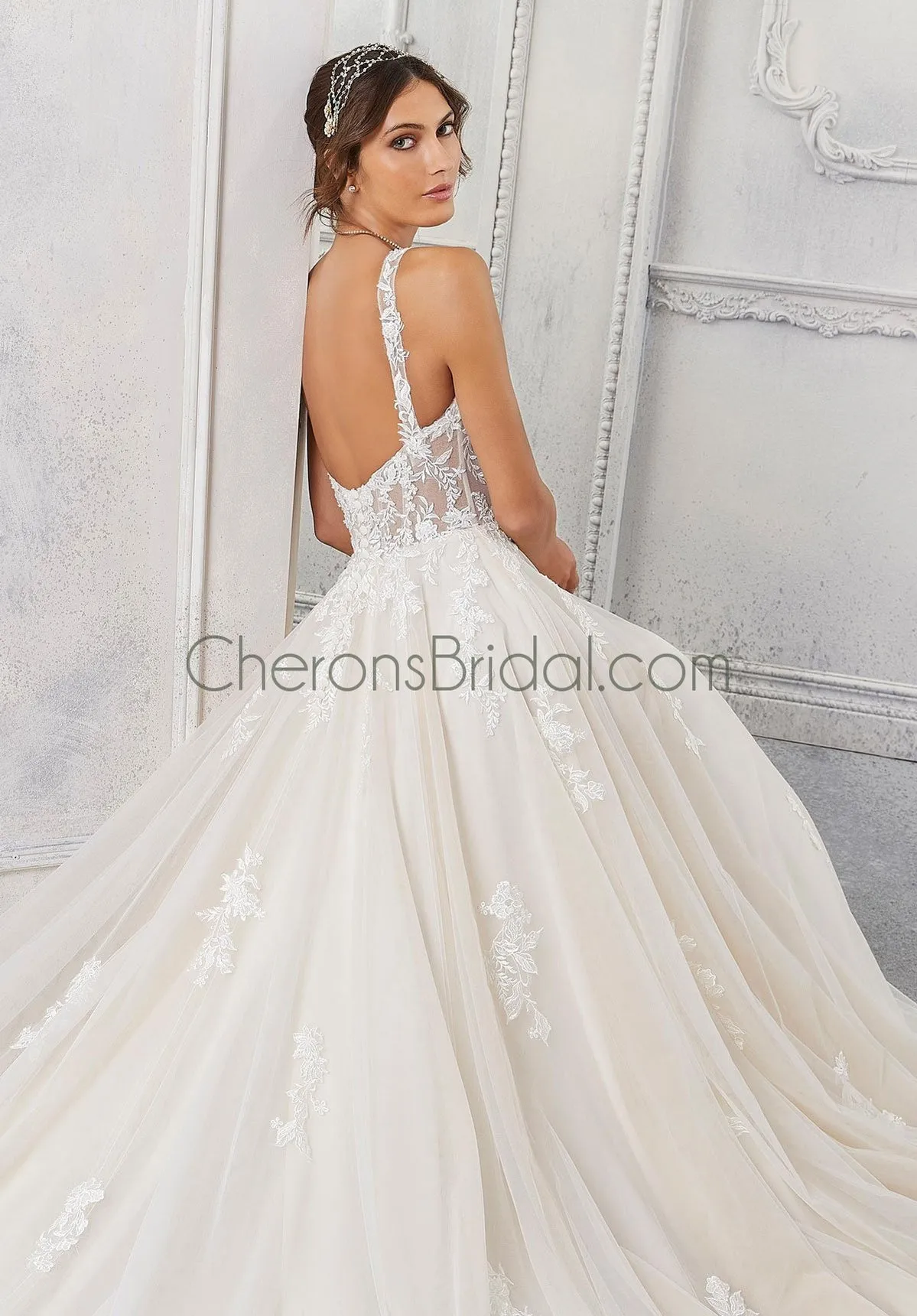 Blu - 5923 - Cassandra - Cheron's Bridal, Wedding Gown