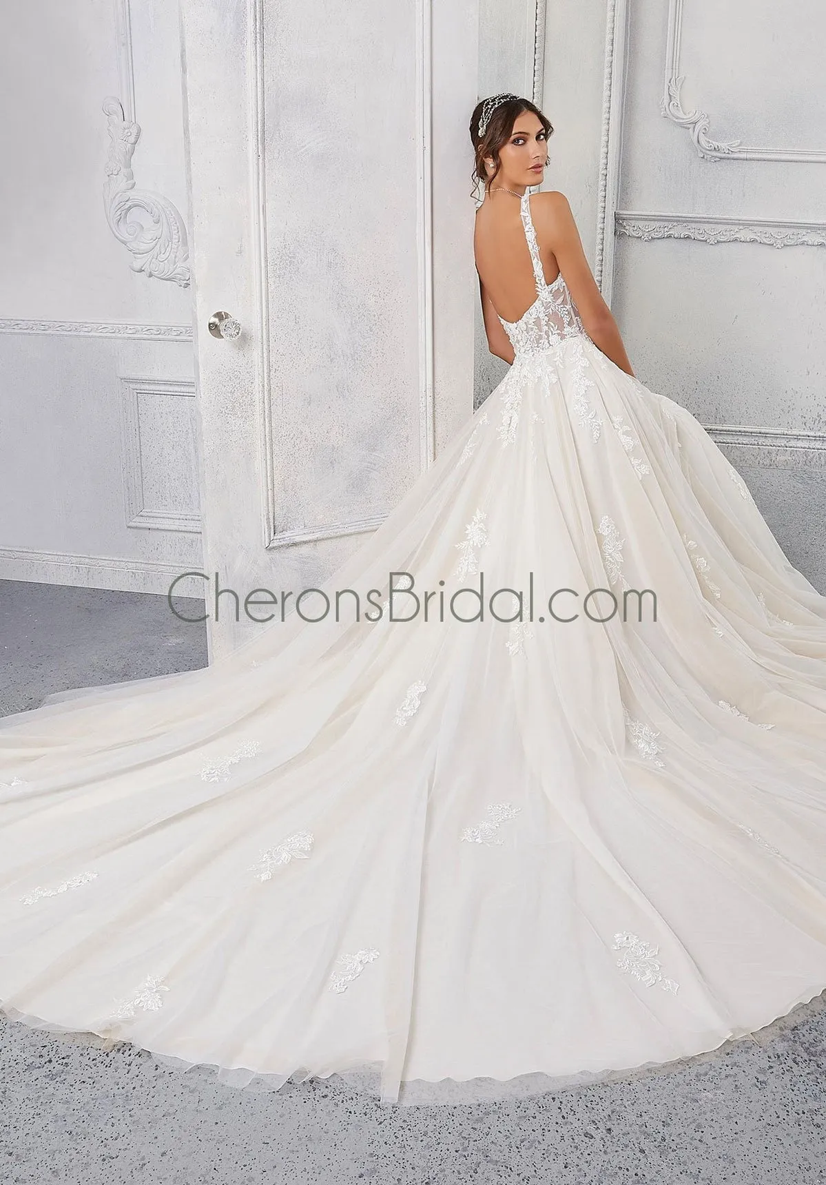 Blu - 5923 - Cassandra - Cheron's Bridal, Wedding Gown