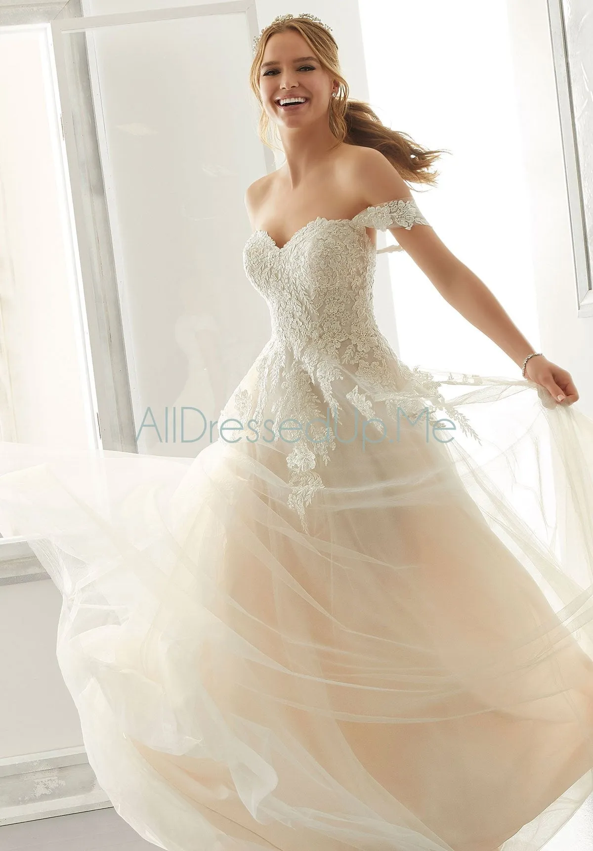 Blu - Arwen - 5878 - Cheron's Bridal, Wedding Gown