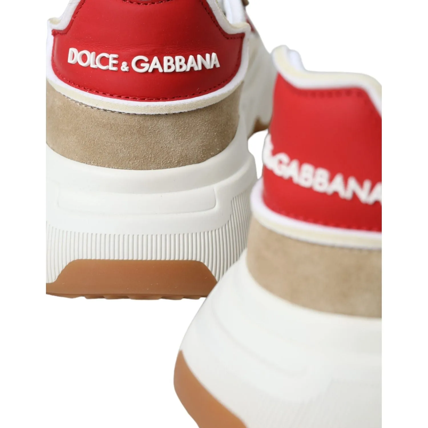 Dolce & Gabbana Multicolor Leather DAYMASTER Sneakers Men Shoes