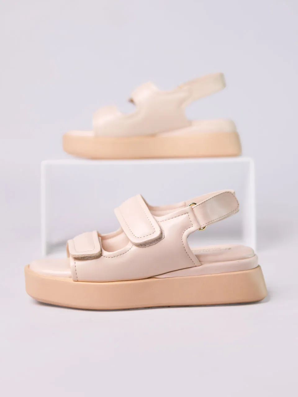 Eudora Cream Flatform Heels