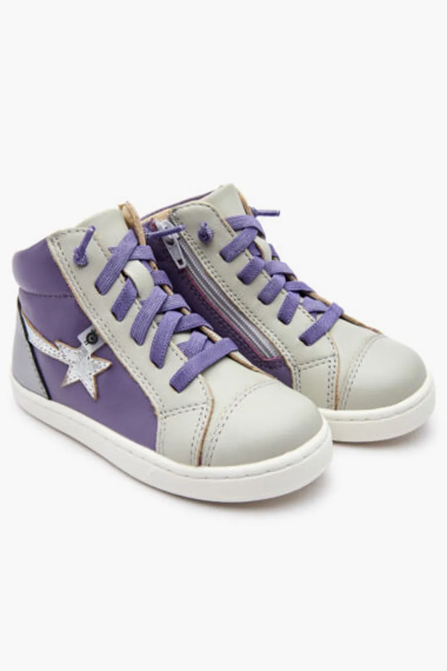 Girls Shoes Old Soles Shoot High - Lavender