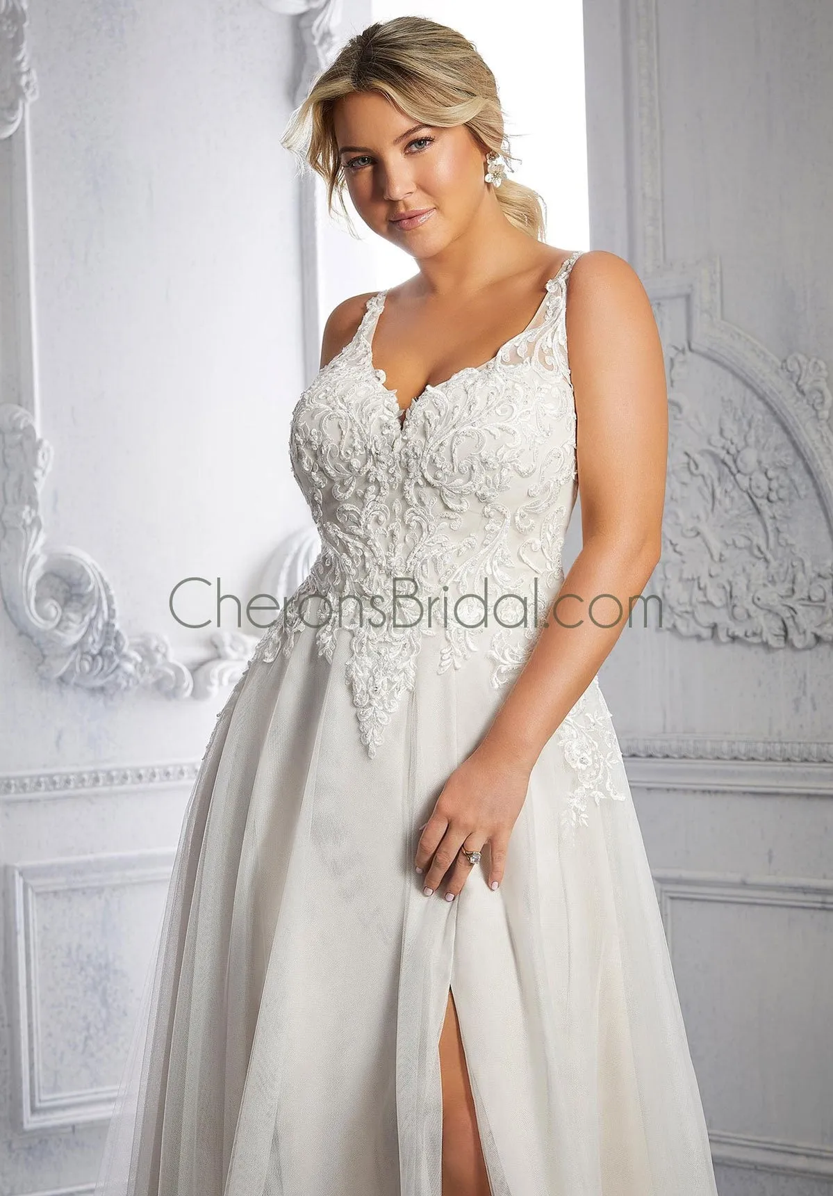 Julietta - 3321 - Chrissy - Cheron's Bridal, Wedding Gown