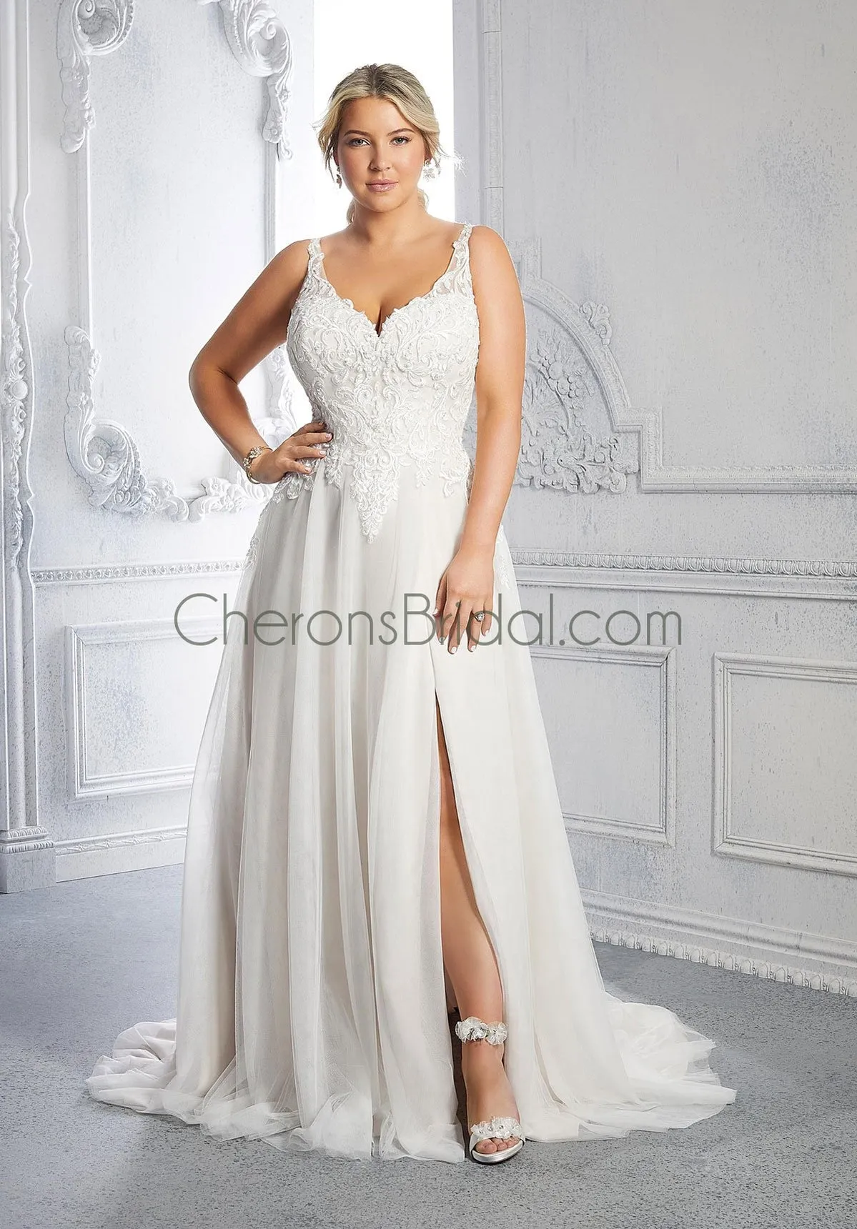 Julietta - 3321 - Chrissy - Cheron's Bridal, Wedding Gown