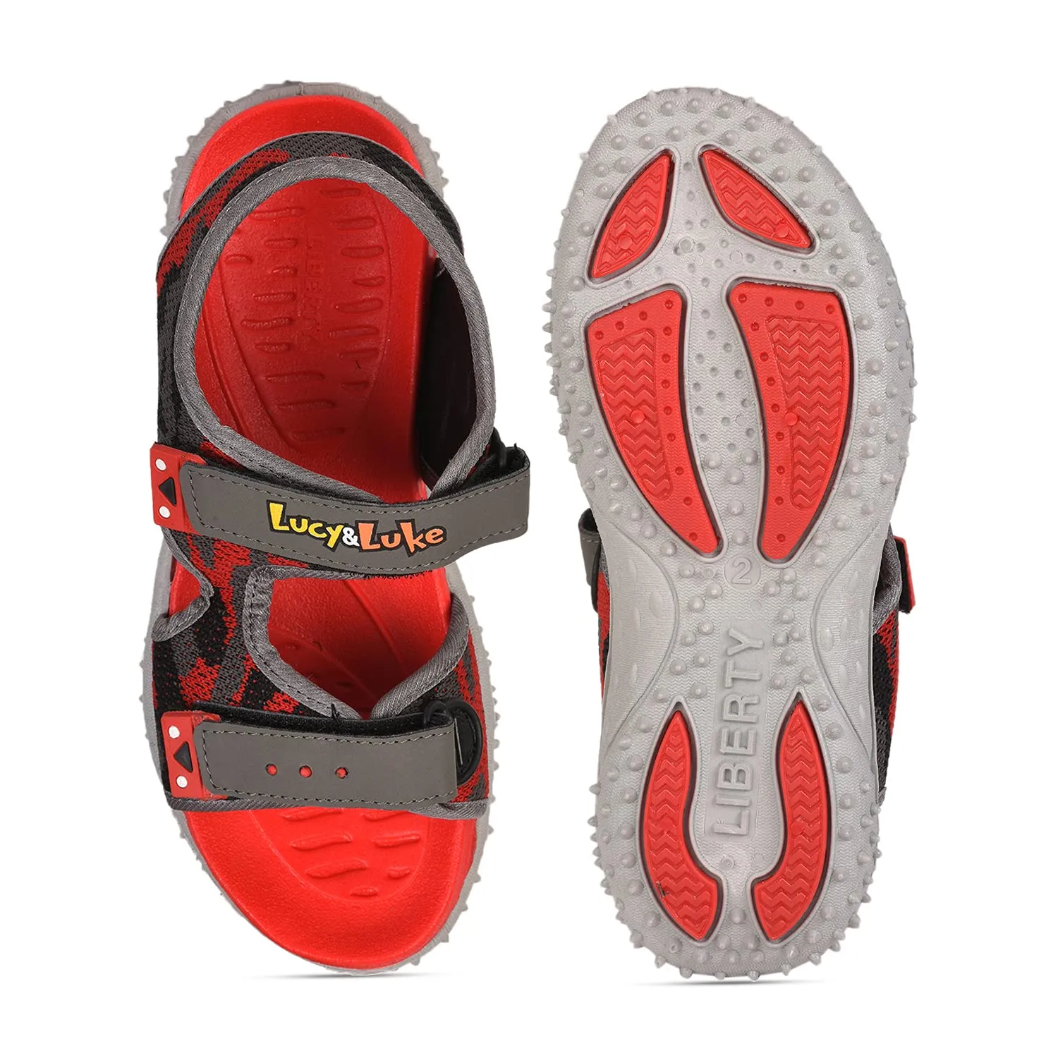 Liberty Boy RICO-17 Red Sandal-5