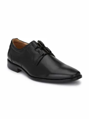 Men's Black Genuine Leather Derby