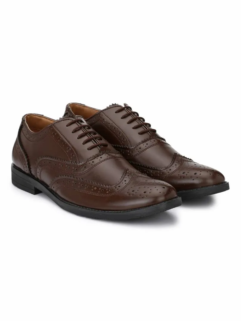 Men's Brown Oxford Wingtip Brogue