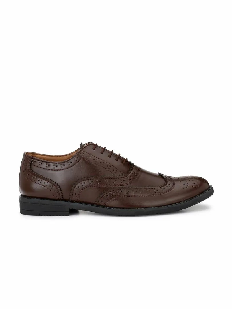 Men's Brown Oxford Wingtip Brogue