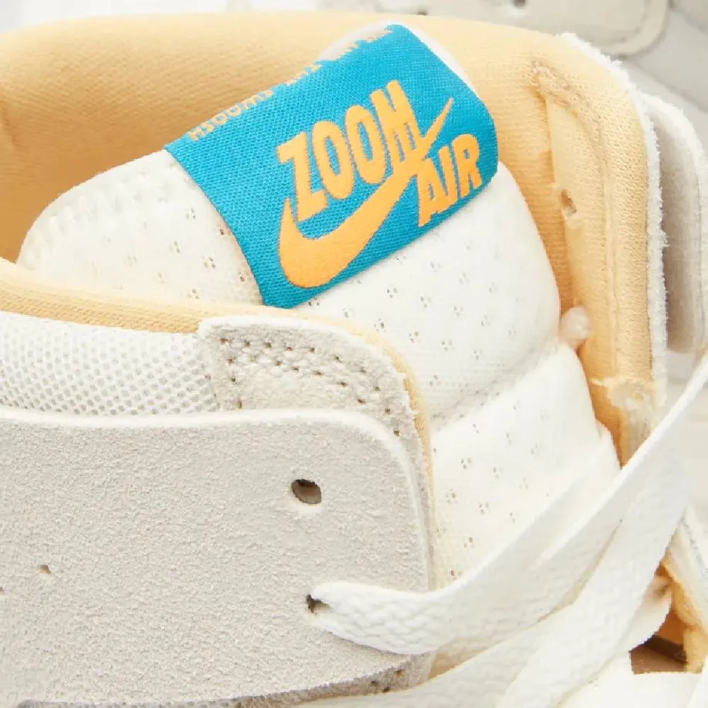 Nike Air Jordan 1 Zoom sneakers, white-yellow