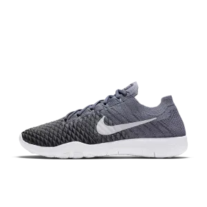 NIKE - WOMENS FREE TR FLYKNIT 2 GRAY AND BLACK SNEAKERS **FREE SHIPPING**