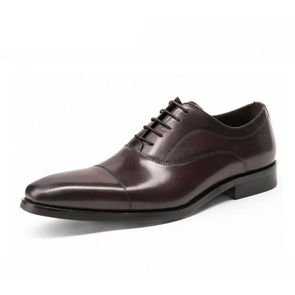 Opulent Oxford Exotic Pattern Formal Dress Shoes