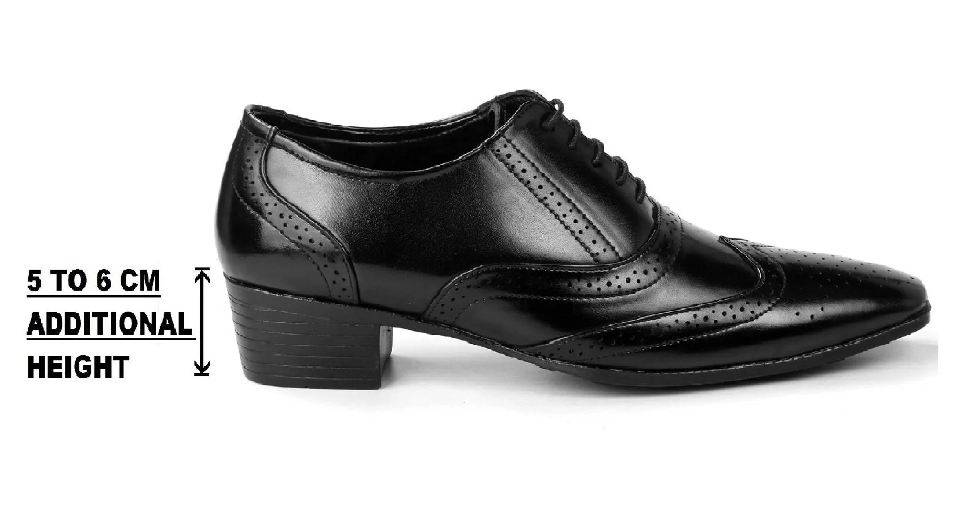 Premium Black Synthetic Leather Formal Shoe For Men