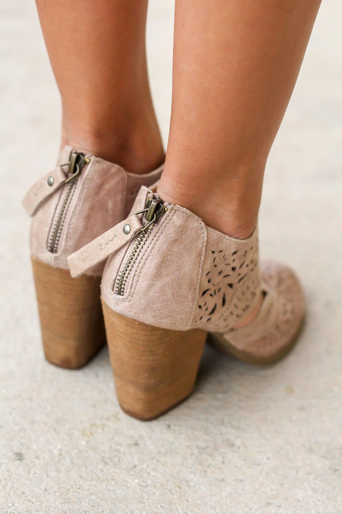 Santana Cream Booties