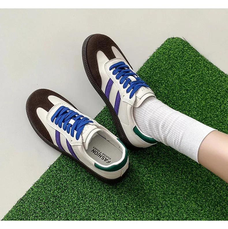 TAVIMART  -  Retro Casual Sneakers Women Fashion Platform Sports Shoes Woman Comfortable Suede Women's Vulcanize Shoes zapatillas de mujer