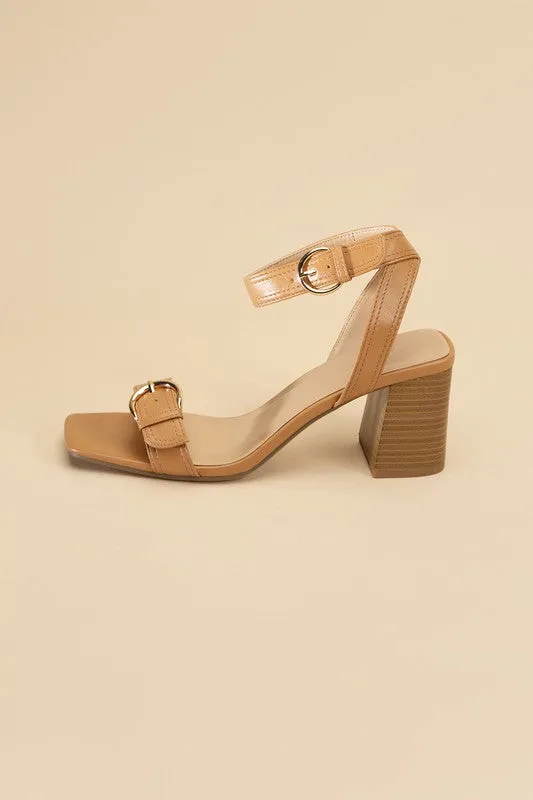 TREATY Buckle Sandal Heel