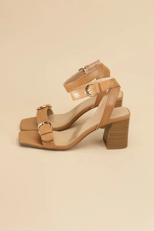 TREATY Buckle Sandal Heel