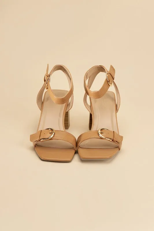 TREATY Buckle Sandal Heel