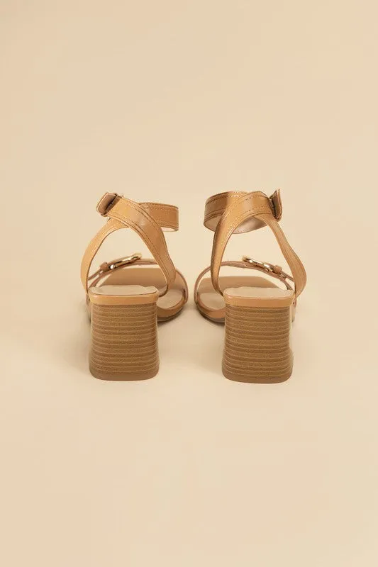 TREATY Buckle Sandal Heel