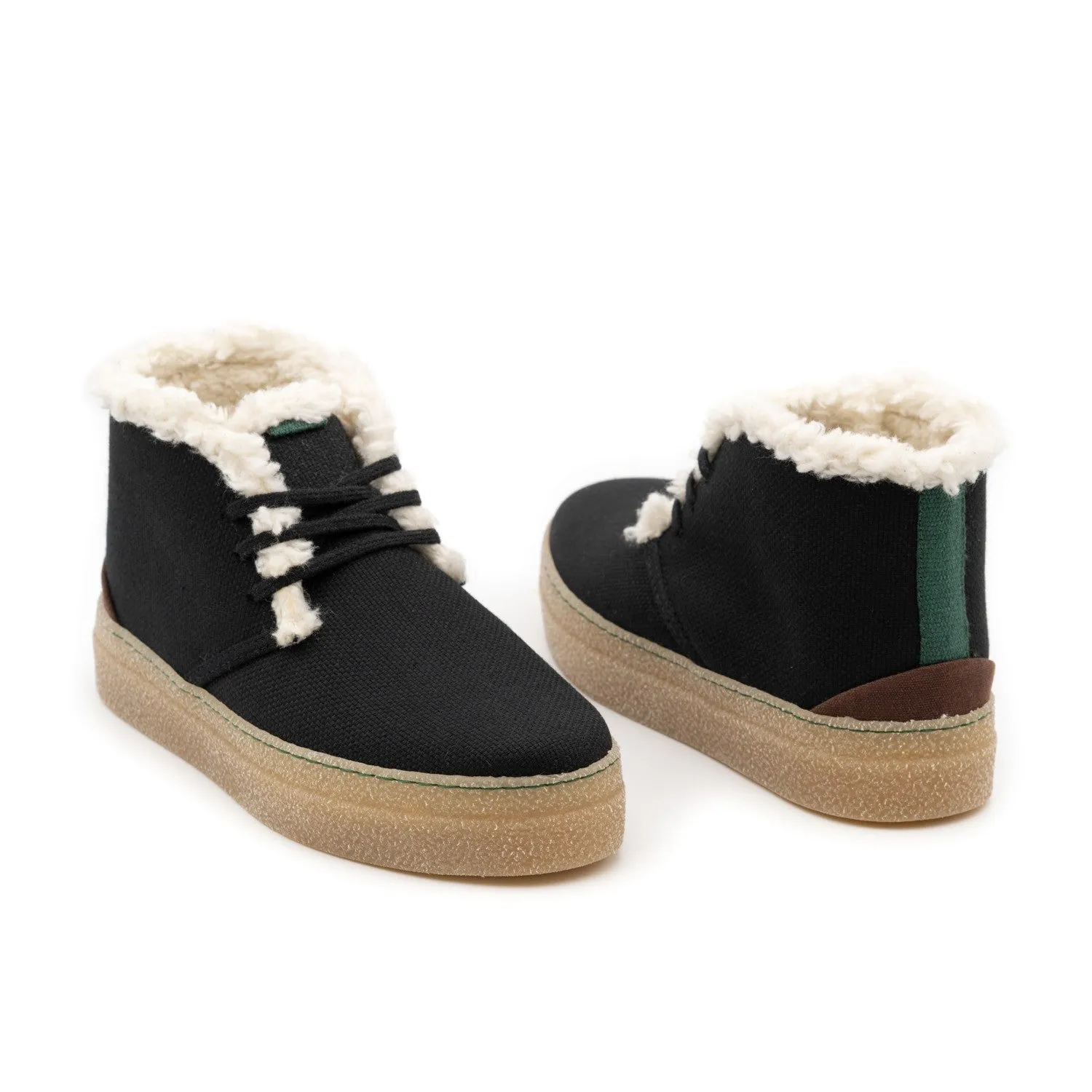 Vegan winter bootie black VAN005