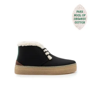 Vegan winter bootie black VAN005