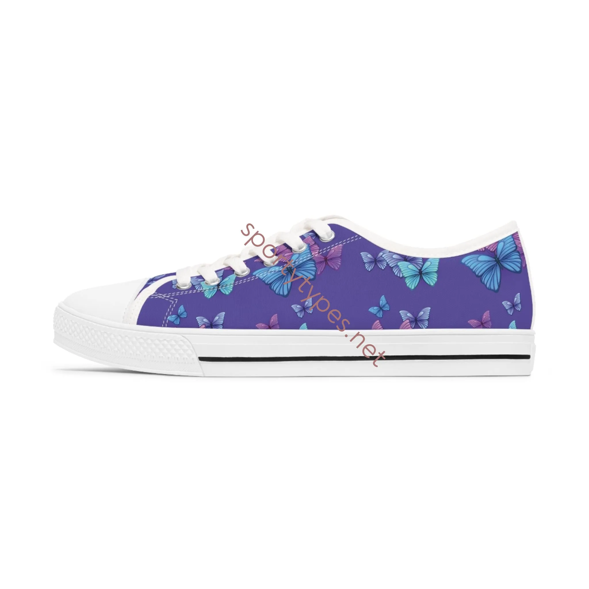 Women's Butterfly Low Top Canvas Sneakers