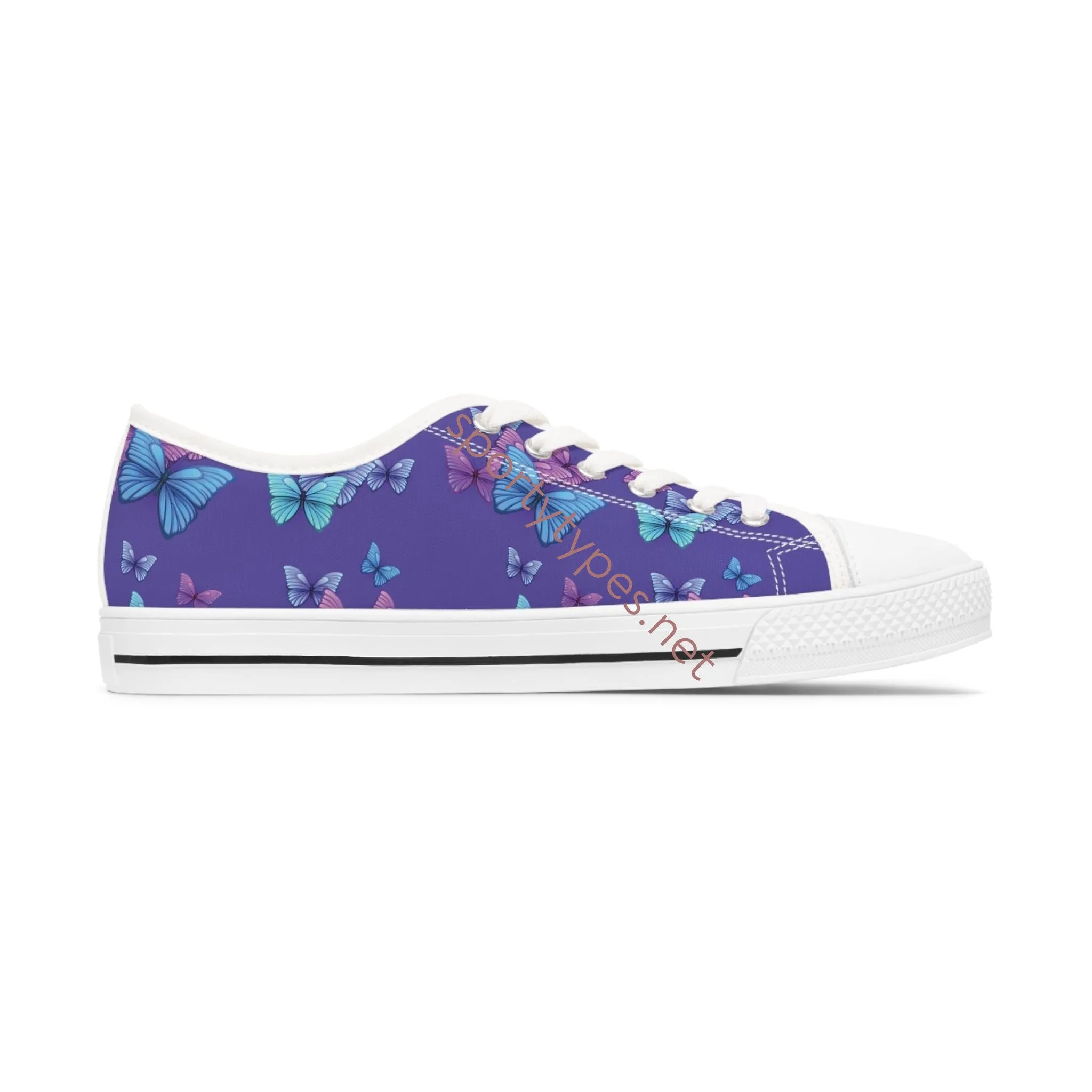 Women's Butterfly Low Top Canvas Sneakers