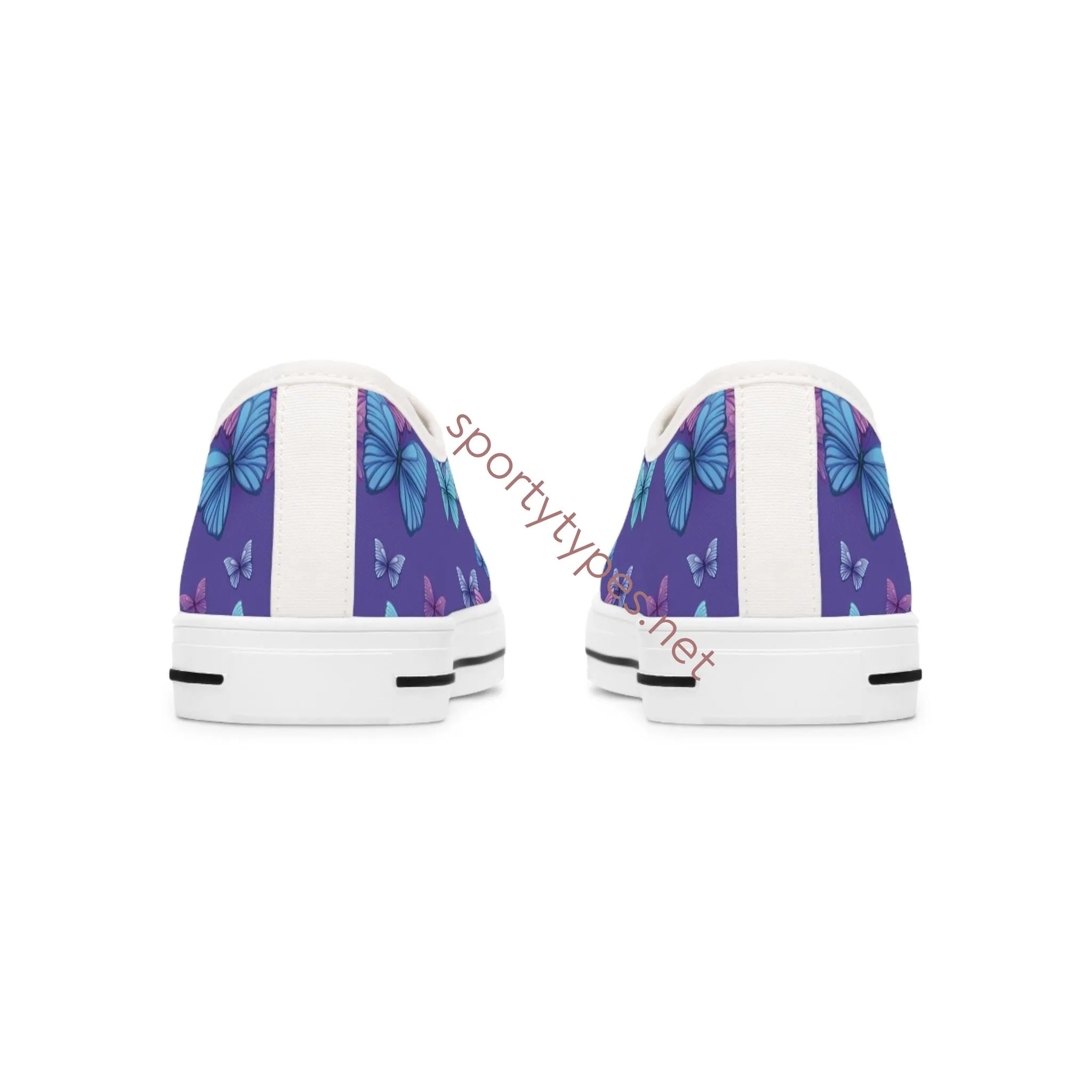 Women's Butterfly Low Top Canvas Sneakers